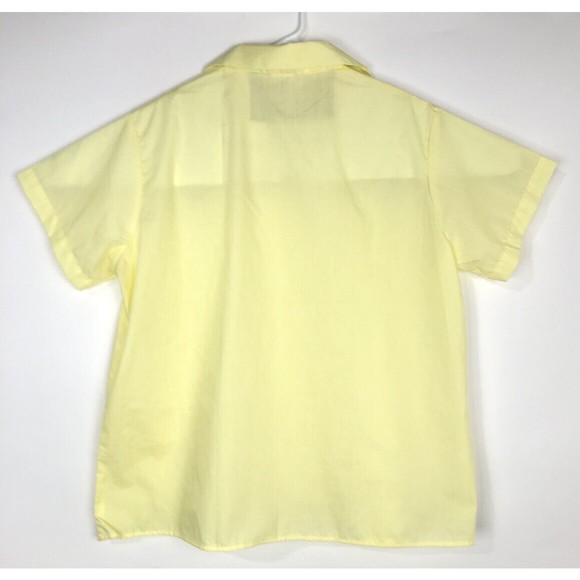 Sweet Orr Vintage Mens Yellow Short sleeve button Shirt Size XL 44 Medical NOS - Picture 2 of 9